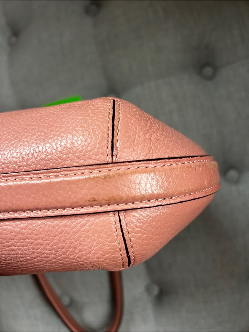 Coach Amber Hobo F48635 Petal Pink Pebbled Leather Shoulder Bag - Picture 4 of 12